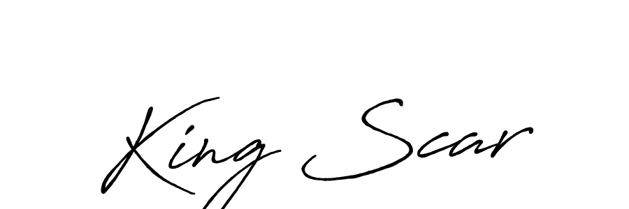 How to make King Scar name signature. Use Antro_Vectra_Bolder style for creating short signs online. This is the latest handwritten sign. King Scar signature style 7 images and pictures png