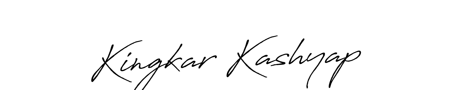 Make a beautiful signature design for name Kingkar Kashyap. Use this online signature maker to create a handwritten signature for free. Kingkar Kashyap signature style 7 images and pictures png