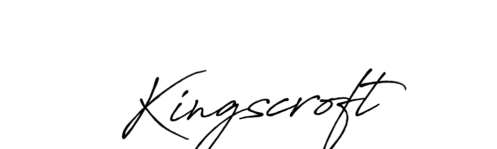 The best way (Antro_Vectra_Bolder) to make a short signature is to pick only two or three words in your name. The name Kingscroft include a total of six letters. For converting this name. Kingscroft signature style 7 images and pictures png