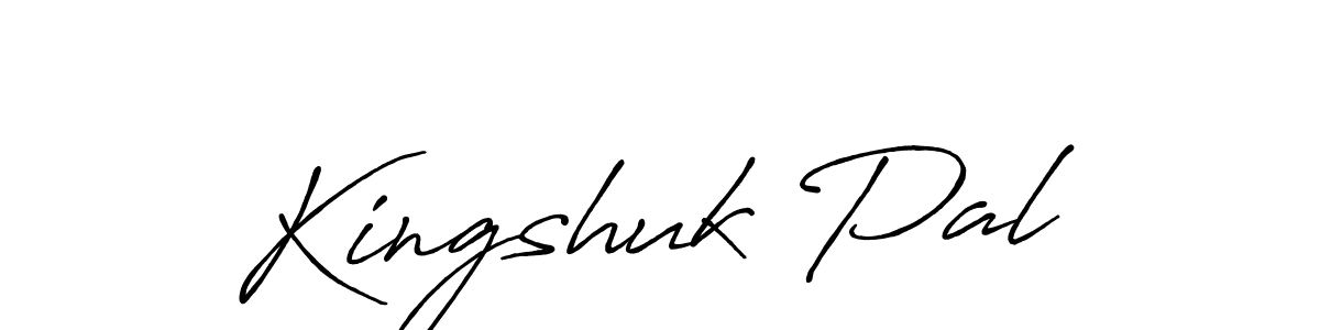 How to make Kingshuk Pal signature? Antro_Vectra_Bolder is a professional autograph style. Create handwritten signature for Kingshuk Pal name. Kingshuk Pal signature style 7 images and pictures png