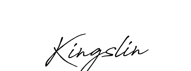 It looks lik you need a new signature style for name Kingslin. Design unique handwritten (Antro_Vectra_Bolder) signature with our free signature maker in just a few clicks. Kingslin signature style 7 images and pictures png
