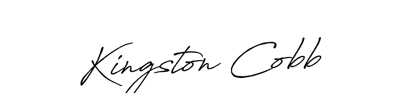 You should practise on your own different ways (Antro_Vectra_Bolder) to write your name (Kingston Cobb) in signature. don't let someone else do it for you. Kingston Cobb signature style 7 images and pictures png