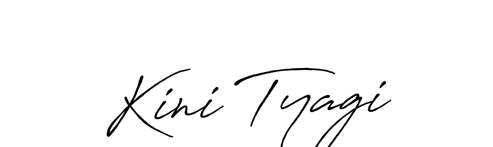 Design your own signature with our free online signature maker. With this signature software, you can create a handwritten (Antro_Vectra_Bolder) signature for name Kini Tyagi. Kini Tyagi signature style 7 images and pictures png