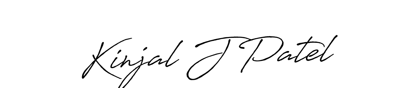if you are searching for the best signature style for your name Kinjal J Patel. so please give up your signature search. here we have designed multiple signature styles  using Antro_Vectra_Bolder. Kinjal J Patel signature style 7 images and pictures png