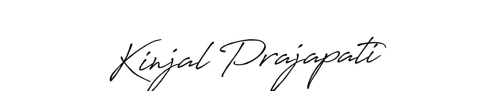 This is the best signature style for the Kinjal Prajapati name. Also you like these signature font (Antro_Vectra_Bolder). Mix name signature. Kinjal Prajapati signature style 7 images and pictures png