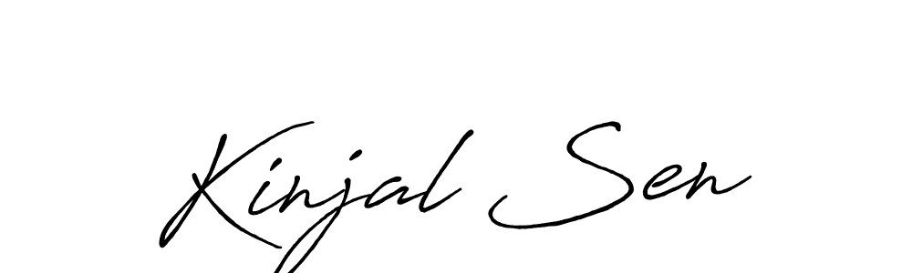 This is the best signature style for the Kinjal Sen name. Also you like these signature font (Antro_Vectra_Bolder). Mix name signature. Kinjal Sen signature style 7 images and pictures png