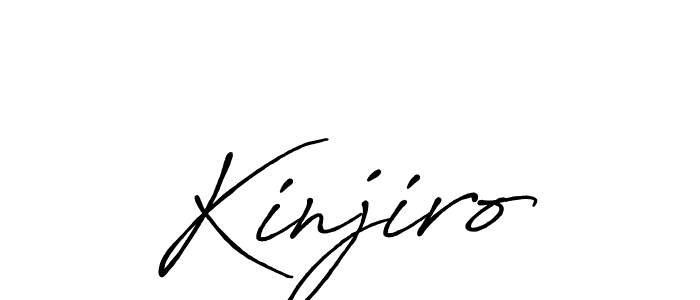 Kinjiro stylish signature style. Best Handwritten Sign (Antro_Vectra_Bolder) for my name. Handwritten Signature Collection Ideas for my name Kinjiro. Kinjiro signature style 7 images and pictures png