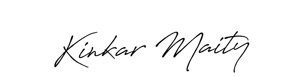 Similarly Antro_Vectra_Bolder is the best handwritten signature design. Signature creator online .You can use it as an online autograph creator for name Kinkar Maity. Kinkar Maity signature style 7 images and pictures png