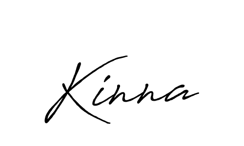 Best and Professional Signature Style for Kinna. Antro_Vectra_Bolder Best Signature Style Collection. Kinna signature style 7 images and pictures png