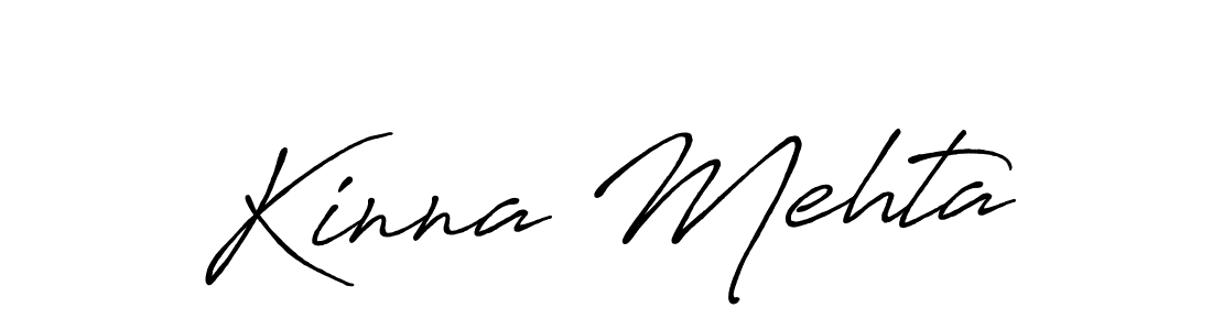 How to Draw Kinna Mehta signature style? Antro_Vectra_Bolder is a latest design signature styles for name Kinna Mehta. Kinna Mehta signature style 7 images and pictures png