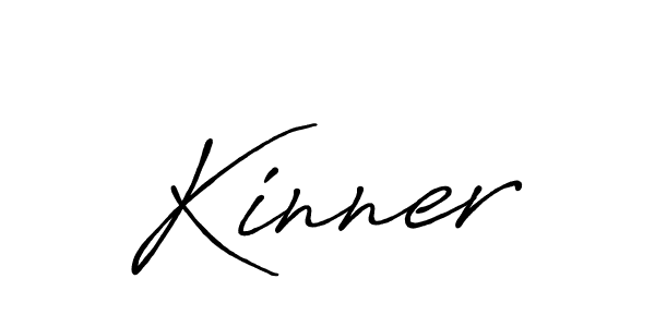 Design your own signature with our free online signature maker. With this signature software, you can create a handwritten (Antro_Vectra_Bolder) signature for name Kinner. Kinner signature style 7 images and pictures png