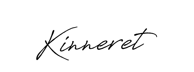 Create a beautiful signature design for name Kinneret. With this signature (Antro_Vectra_Bolder) fonts, you can make a handwritten signature for free. Kinneret signature style 7 images and pictures png