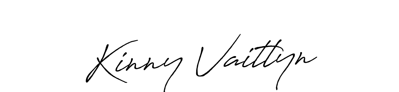 Also we have Kinny Vaitlyn name is the best signature style. Create professional handwritten signature collection using Antro_Vectra_Bolder autograph style. Kinny Vaitlyn signature style 7 images and pictures png