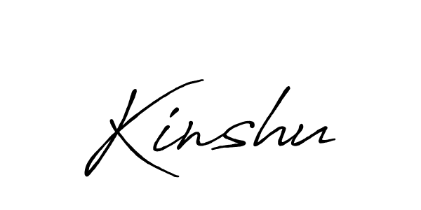 Create a beautiful signature design for name Kinshu. With this signature (Antro_Vectra_Bolder) fonts, you can make a handwritten signature for free. Kinshu signature style 7 images and pictures png