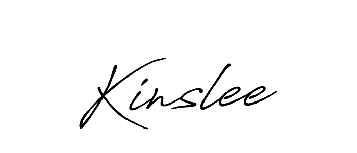 How to make Kinslee signature? Antro_Vectra_Bolder is a professional autograph style. Create handwritten signature for Kinslee name. Kinslee signature style 7 images and pictures png
