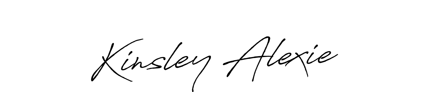 You can use this online signature creator to create a handwritten signature for the name Kinsley Alexie. This is the best online autograph maker. Kinsley Alexie signature style 7 images and pictures png