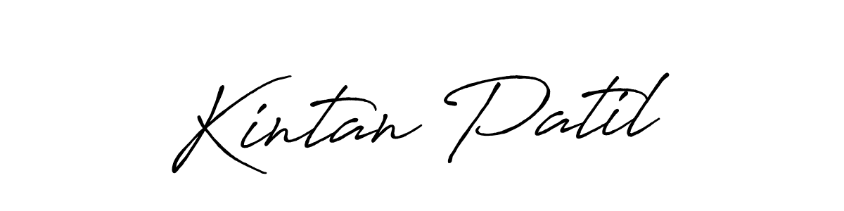 How to make Kintan Patil signature? Antro_Vectra_Bolder is a professional autograph style. Create handwritten signature for Kintan Patil name. Kintan Patil signature style 7 images and pictures png