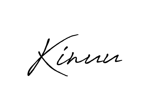 Make a beautiful signature design for name Kinuu. With this signature (Antro_Vectra_Bolder) style, you can create a handwritten signature for free. Kinuu signature style 7 images and pictures png