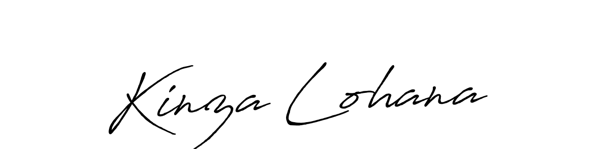 Make a beautiful signature design for name Kinza Lohana. Use this online signature maker to create a handwritten signature for free. Kinza Lohana signature style 7 images and pictures png