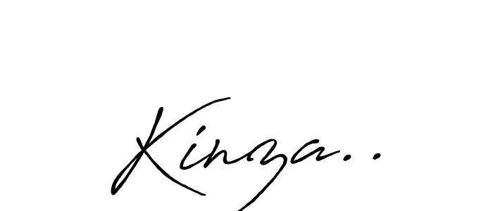 You should practise on your own different ways (Antro_Vectra_Bolder) to write your name (Kinza..) in signature. don't let someone else do it for you. Kinza.. signature style 7 images and pictures png