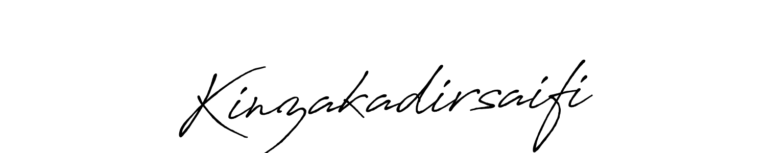 Make a short Kinzakadirsaifi signature style. Manage your documents anywhere anytime using Antro_Vectra_Bolder. Create and add eSignatures, submit forms, share and send files easily. Kinzakadirsaifi signature style 7 images and pictures png