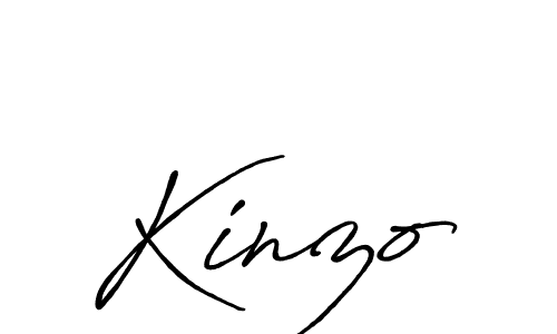 How to make Kinzo name signature. Use Antro_Vectra_Bolder style for creating short signs online. This is the latest handwritten sign. Kinzo signature style 7 images and pictures png