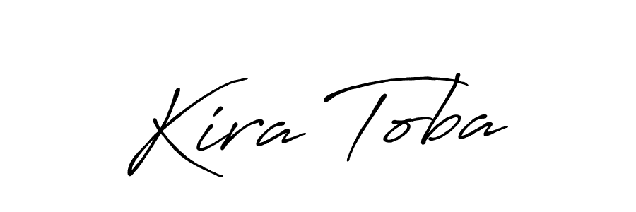The best way (Antro_Vectra_Bolder) to make a short signature is to pick only two or three words in your name. The name Kira Toba include a total of six letters. For converting this name. Kira Toba signature style 7 images and pictures png