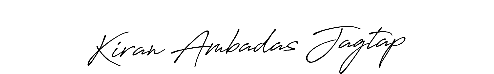 It looks lik you need a new signature style for name Kiran Ambadas Jagtap. Design unique handwritten (Antro_Vectra_Bolder) signature with our free signature maker in just a few clicks. Kiran Ambadas Jagtap signature style 7 images and pictures png