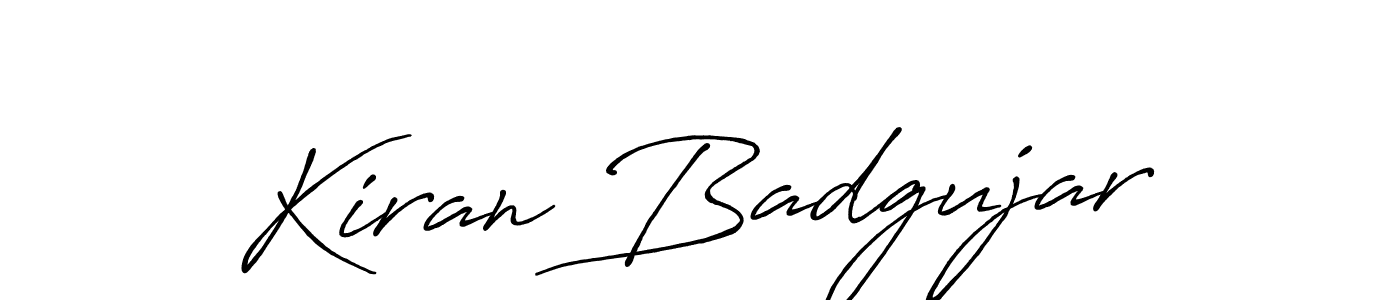 The best way (Antro_Vectra_Bolder) to make a short signature is to pick only two or three words in your name. The name Kiran Badgujar include a total of six letters. For converting this name. Kiran Badgujar signature style 7 images and pictures png