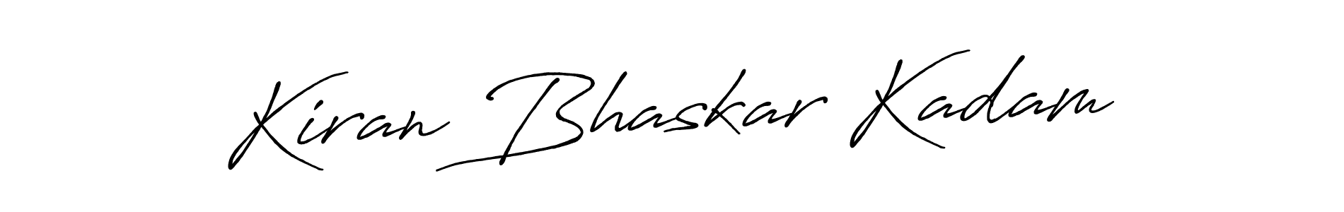 It looks lik you need a new signature style for name Kiran Bhaskar Kadam. Design unique handwritten (Antro_Vectra_Bolder) signature with our free signature maker in just a few clicks. Kiran Bhaskar Kadam signature style 7 images and pictures png