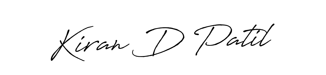 How to make Kiran D Patil signature? Antro_Vectra_Bolder is a professional autograph style. Create handwritten signature for Kiran D Patil name. Kiran D Patil signature style 7 images and pictures png