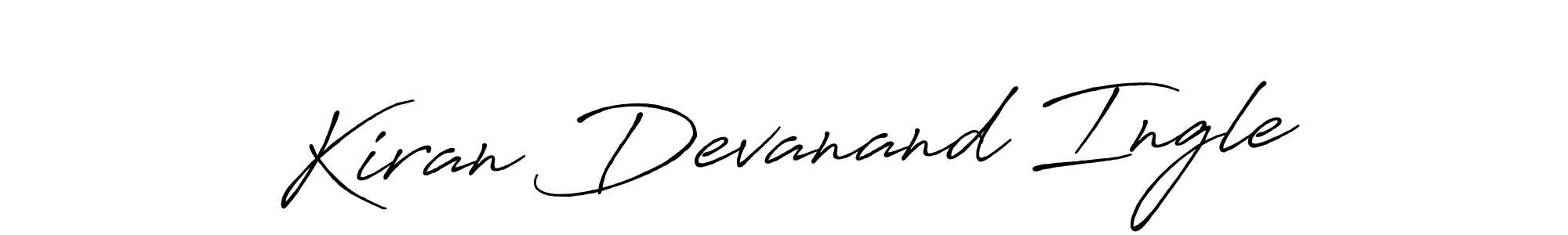 How to make Kiran Devanand Ingle signature? Antro_Vectra_Bolder is a professional autograph style. Create handwritten signature for Kiran Devanand Ingle name. Kiran Devanand Ingle signature style 7 images and pictures png