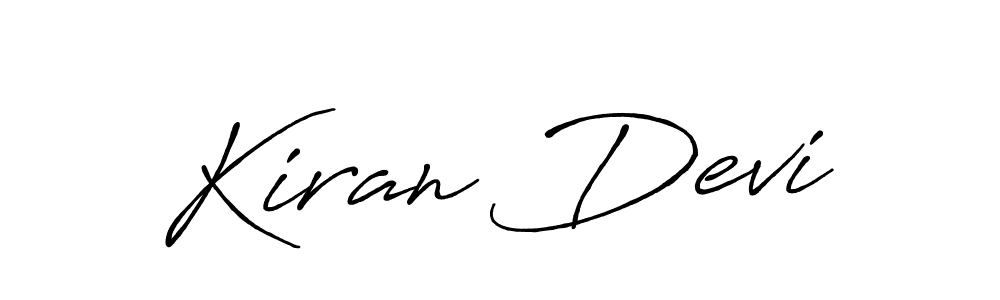 You should practise on your own different ways (Antro_Vectra_Bolder) to write your name (Kiran Devi) in signature. don't let someone else do it for you. Kiran Devi signature style 7 images and pictures png