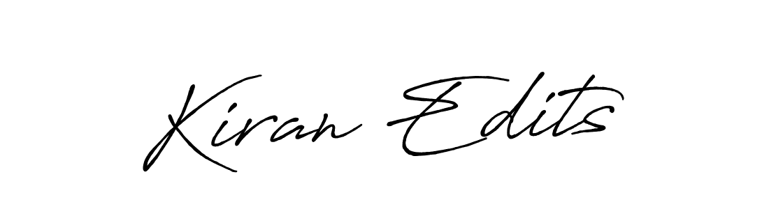 How to Draw Kiran Edits signature style? Antro_Vectra_Bolder is a latest design signature styles for name Kiran Edits. Kiran Edits signature style 7 images and pictures png