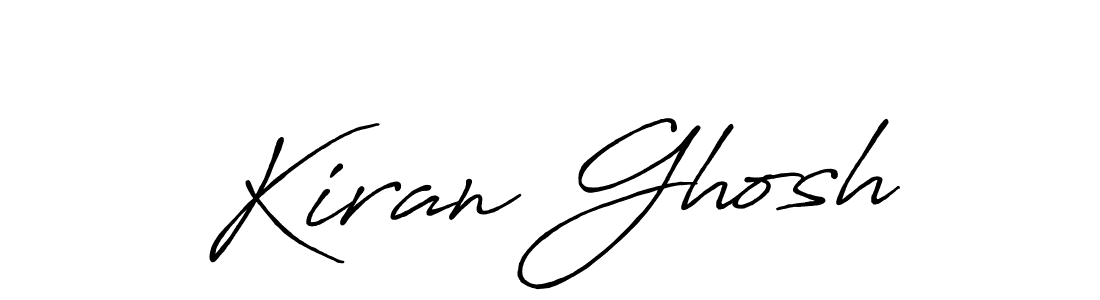 How to make Kiran Ghosh signature? Antro_Vectra_Bolder is a professional autograph style. Create handwritten signature for Kiran Ghosh name. Kiran Ghosh signature style 7 images and pictures png