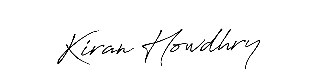 This is the best signature style for the Kiran Howdhry name. Also you like these signature font (Antro_Vectra_Bolder). Mix name signature. Kiran Howdhry signature style 7 images and pictures png