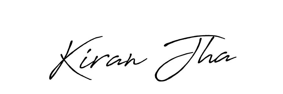 Once you've used our free online signature maker to create your best signature Antro_Vectra_Bolder style, it's time to enjoy all of the benefits that Kiran Jha name signing documents. Kiran Jha signature style 7 images and pictures png