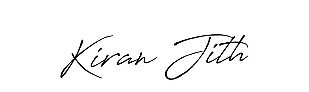 if you are searching for the best signature style for your name Kiran Jith. so please give up your signature search. here we have designed multiple signature styles  using Antro_Vectra_Bolder. Kiran Jith signature style 7 images and pictures png