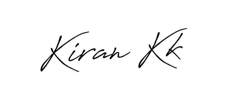 How to make Kiran Kk signature? Antro_Vectra_Bolder is a professional autograph style. Create handwritten signature for Kiran Kk name. Kiran Kk signature style 7 images and pictures png