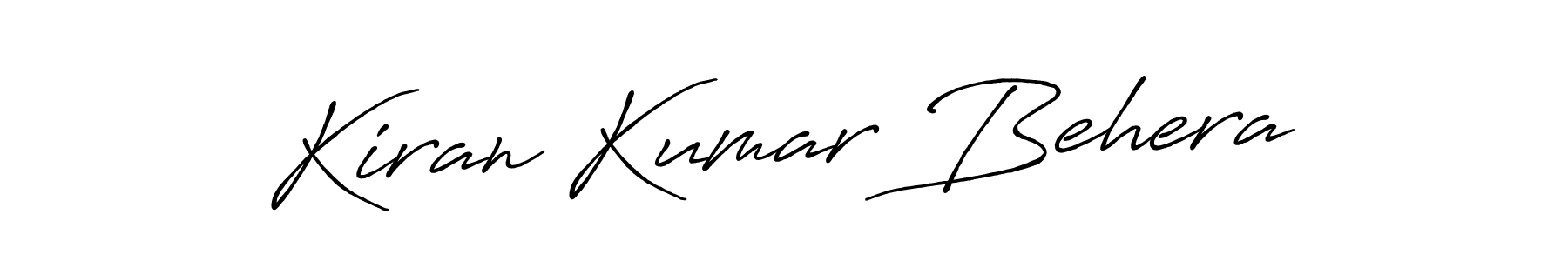 Kiran Kumar Behera stylish signature style. Best Handwritten Sign (Antro_Vectra_Bolder) for my name. Handwritten Signature Collection Ideas for my name Kiran Kumar Behera. Kiran Kumar Behera signature style 7 images and pictures png