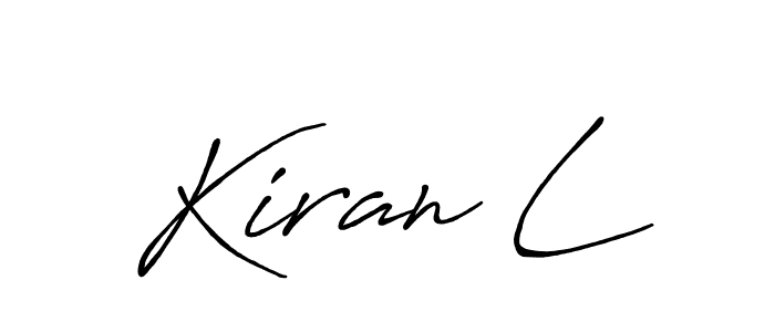 You can use this online signature creator to create a handwritten signature for the name Kiran L. This is the best online autograph maker. Kiran L signature style 7 images and pictures png