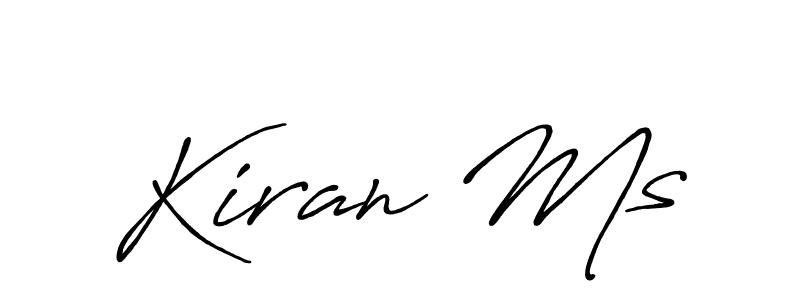 It looks lik you need a new signature style for name Kiran Ms. Design unique handwritten (Antro_Vectra_Bolder) signature with our free signature maker in just a few clicks. Kiran Ms signature style 7 images and pictures png