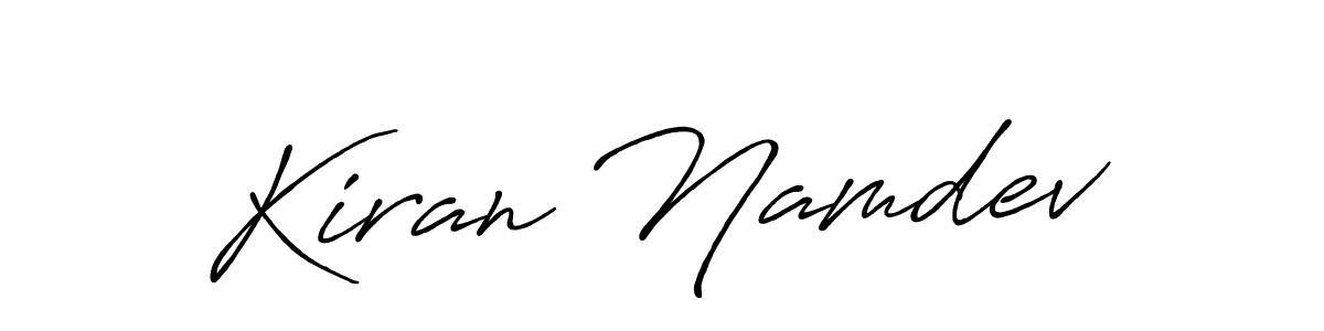 Antro_Vectra_Bolder is a professional signature style that is perfect for those who want to add a touch of class to their signature. It is also a great choice for those who want to make their signature more unique. Get Kiran Namdev name to fancy signature for free. Kiran Namdev signature style 7 images and pictures png