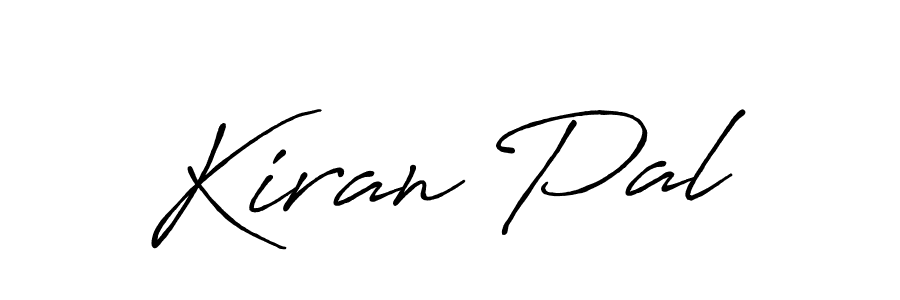 Also You can easily find your signature by using the search form. We will create Kiran Pal name handwritten signature images for you free of cost using Antro_Vectra_Bolder sign style. Kiran Pal signature style 7 images and pictures png