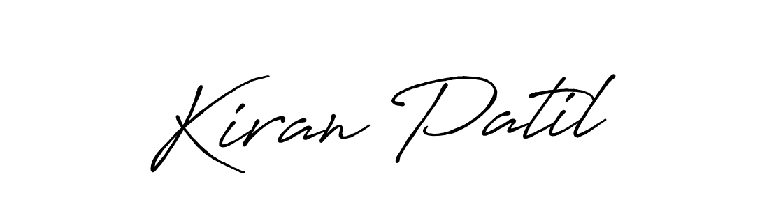 Make a beautiful signature design for name Kiran Patil. Use this online signature maker to create a handwritten signature for free. Kiran Patil signature style 7 images and pictures png