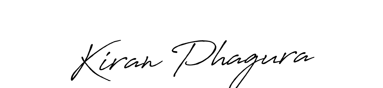 Also we have Kiran Phagura name is the best signature style. Create professional handwritten signature collection using Antro_Vectra_Bolder autograph style. Kiran Phagura signature style 7 images and pictures png