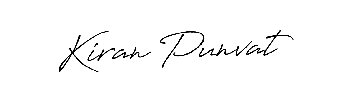 You should practise on your own different ways (Antro_Vectra_Bolder) to write your name (Kiran Punvat) in signature. don't let someone else do it for you. Kiran Punvat signature style 7 images and pictures png