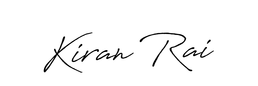 It looks lik you need a new signature style for name Kiran Rai. Design unique handwritten (Antro_Vectra_Bolder) signature with our free signature maker in just a few clicks. Kiran Rai signature style 7 images and pictures png