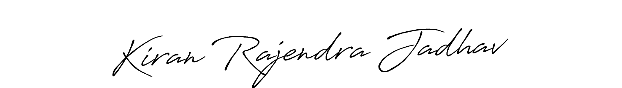 Design your own signature with our free online signature maker. With this signature software, you can create a handwritten (Antro_Vectra_Bolder) signature for name Kiran Rajendra Jadhav. Kiran Rajendra Jadhav signature style 7 images and pictures png