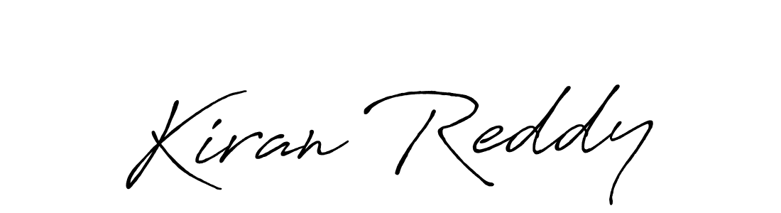 Use a signature maker to create a handwritten signature online. With this signature software, you can design (Antro_Vectra_Bolder) your own signature for name Kiran Reddy. Kiran Reddy signature style 7 images and pictures png